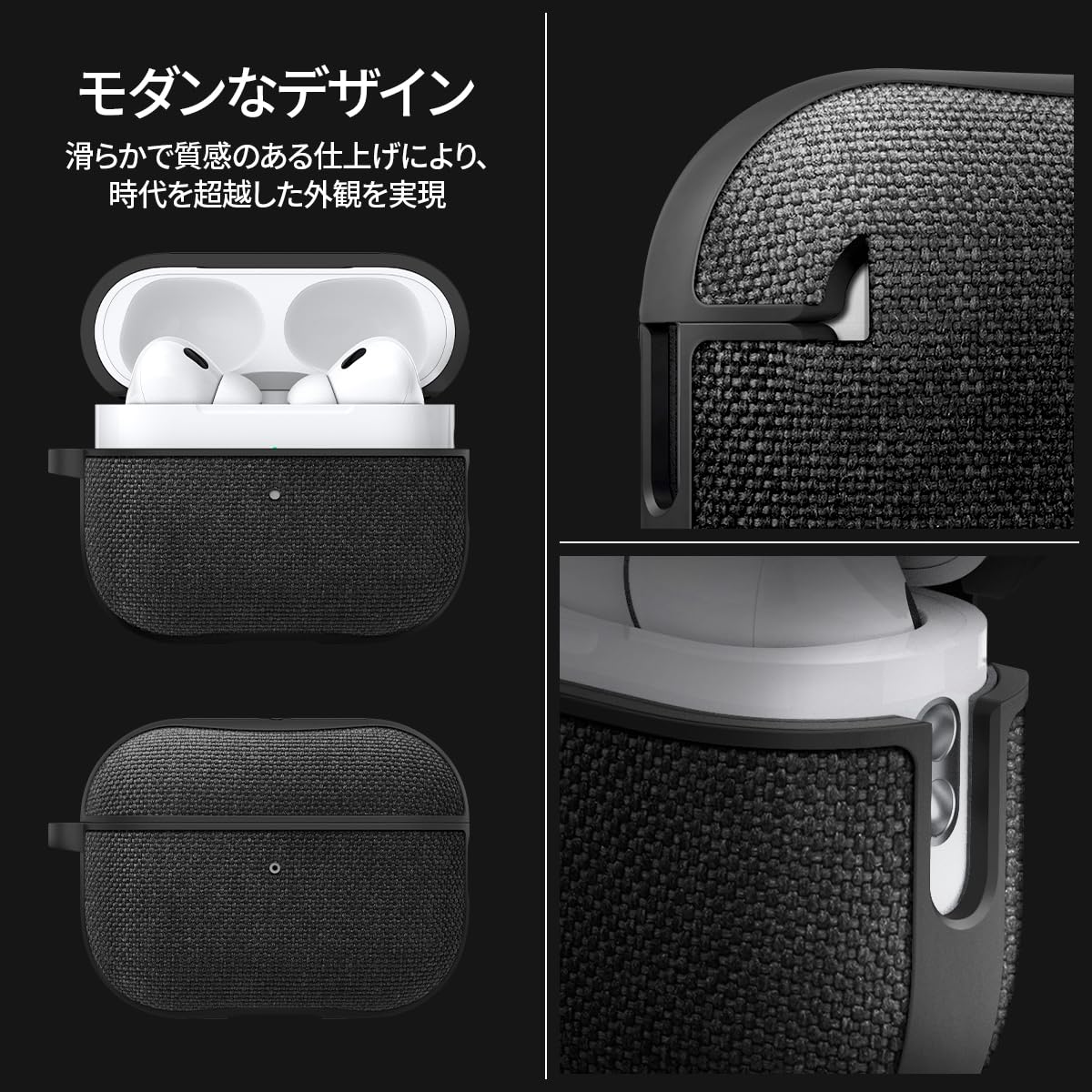 Amazon.co.jp: Spigen Airpods Pro2 ケース ファブリック
